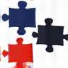 Puzzle pieces icon for customized solutions